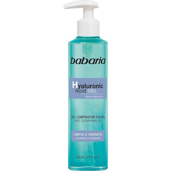 Babaria acido hyaluronico gel facial limpiadora 200ml