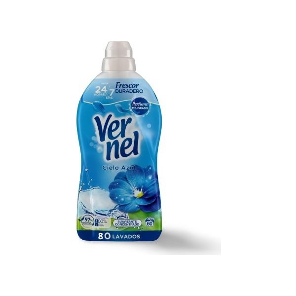 Vernel Suavizante Cielo Azul 80 lavados