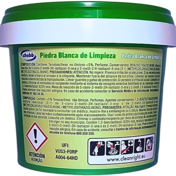 Chubb Piedra blanca de limpieza